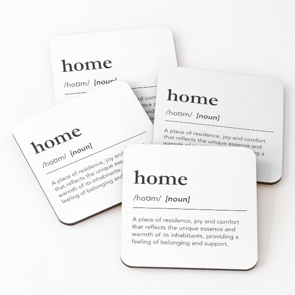Item preview, Home definition, definition of home, gifts for house warming, gifts for newlywed designed and sold by lagunaklein.
