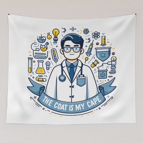 Item preview, The lab coat is my cape designed and sold by Dungeon-Depot.