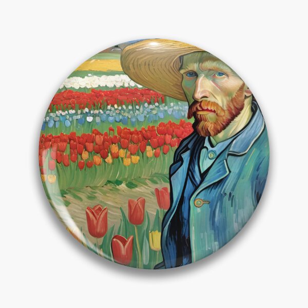 Item preview, Vincent Van Gogh in a Field of Tulips designed and sold by Robert Lacy.