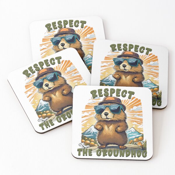 Item preview, Respect The Groundhog designed and sold by Angry Swan Designs.