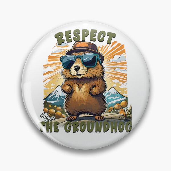 Item preview, Respect The Groundhog designed and sold by Angry Swan Designs.