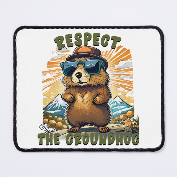 Item preview, Respect The Groundhog designed and sold by Angry Swan Designs.