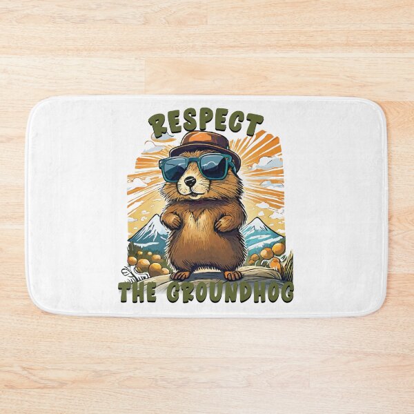 Item preview, Respect The Groundhog designed and sold by Angry Swan Designs.