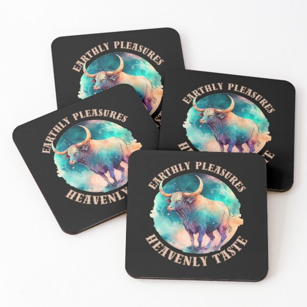 Item preview, Earthly Pleasures, Heavenly Taste. taurus zodiac sign designed and sold by ZodiacWonders.