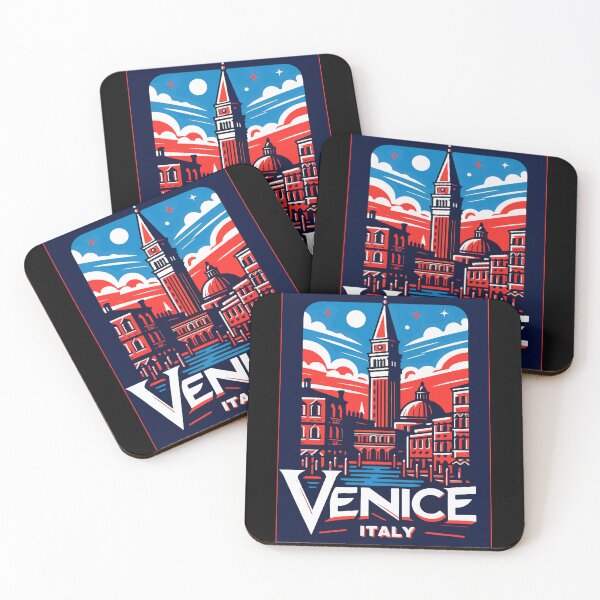 Item preview, Venice Travel Retro Poster designed and sold by TomFrontierArt.