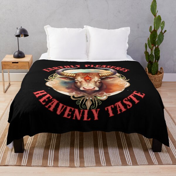 Item preview, Earthly Pleasures, Heavenly Taste. taurus star sign designed and sold by ZodiacWonders.