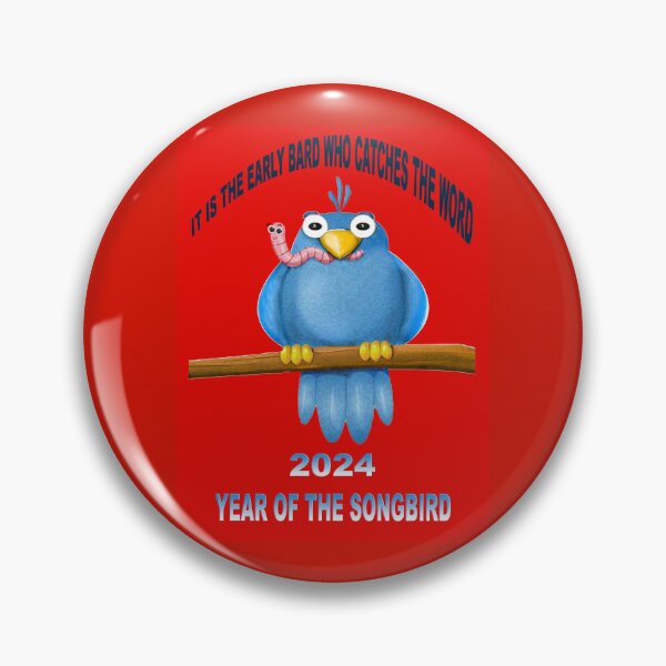 Item preview, 2024 Year of the Songbird designed and sold by Dulcina.