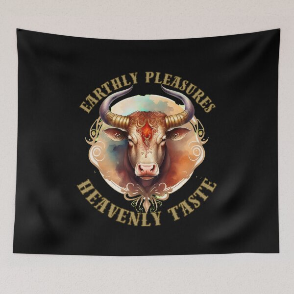 Item preview, Earthly Pleasures, Heavenly Taste. taurus sayings designed and sold by ZodiacWonders.