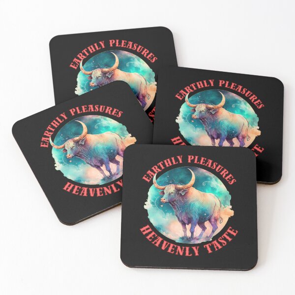 Item preview, Earthly Pleasures, Heavenly Taste. taurus zodiac sign designed and sold by ZodiacWonders.