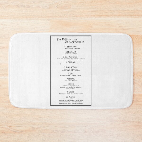 Item preview, The 10 Essentials of Backpacking designed and sold by Norwegian Outdoors.