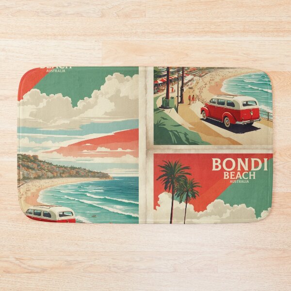 Item preview, Bondi Beach Australia Vintage Poster Tourism designed and sold by TravelersGems.