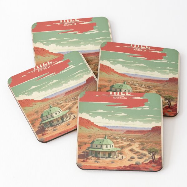 Item preview, Broken Hill Australia Tourism Vintage Poster 2 designed and sold by TravelersGems.