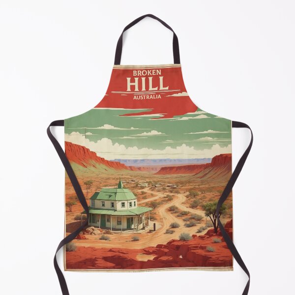 Item preview, Broken Hill Australia Tourism Vintage Poster 2 designed and sold by TravelersGems.