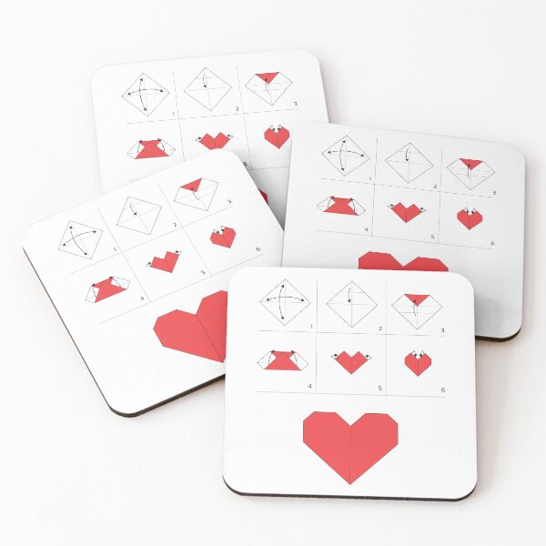 Item preview, Tutorial de plegado de papel en forma de corazón de San Valentín designed and sold by SUPERHERON.