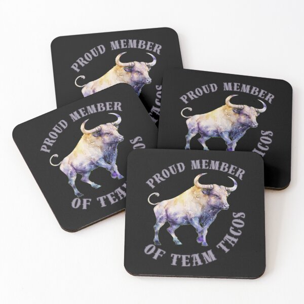 Item preview, Proud Member Of Team Tacos. cute taurus designed and sold by ZodiacWonders.
