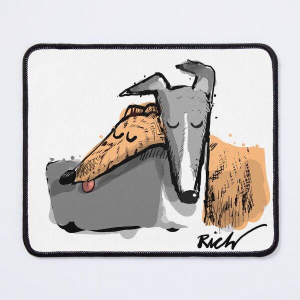 Item preview, Blue and Brindle headrest designed and sold by RichSkipworth.
