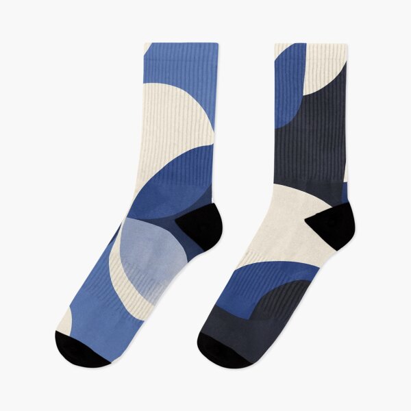 Item preview, Blue and White Geometric Pattern Abstract designed and sold by trajeado14.