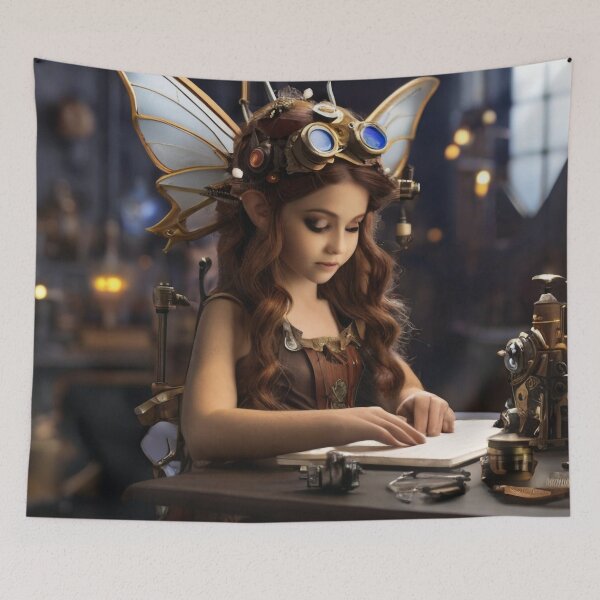 Item preview, Steamcraft Sorceress | Inventor Fairy in Enchanted Workshop designed and sold by MysticFable.