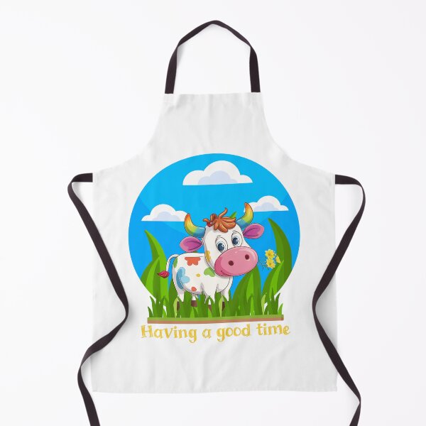 Item preview, a happy cow on a green meadow designed and sold by GabbyKI261.