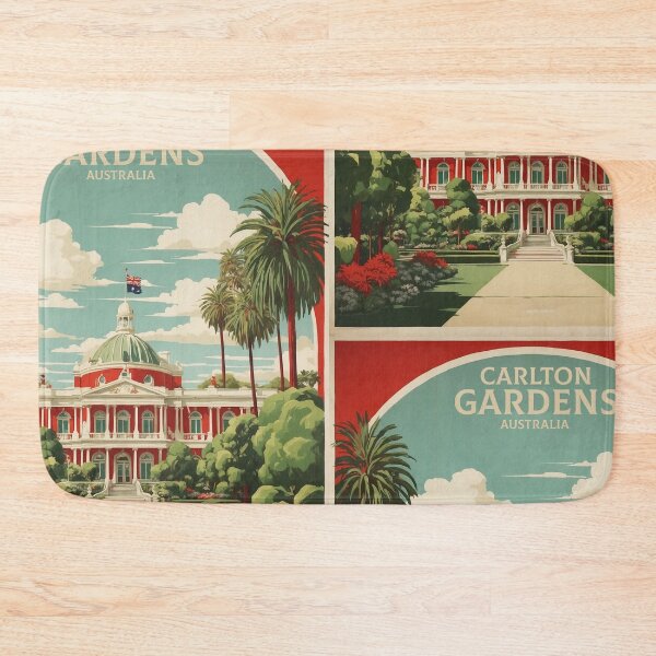 Artikelvorschau, Carlton Gardens Australien Tourismus Vintage Poster entworfen und verkauft von TravelersGems.