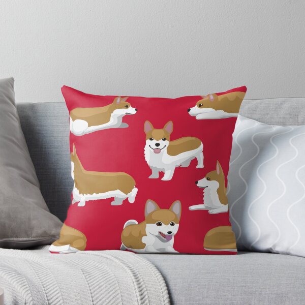 Item preview, Dog Pembroke Welsh Corgi Fawn Pattern designed and sold by SUPERHERON.
