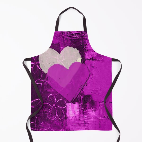 Item preview, Hearts on purple background, portrait designed and sold by a3-studio.