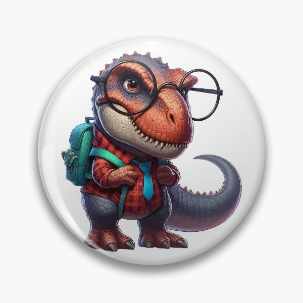 Item preview, Cute Tyarannosaurus Go To School designed and sold by TomFrontierArt.