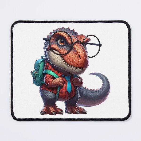 Item preview, Cute Tyarannosaurus Go To School designed and sold by TomFrontierArt.