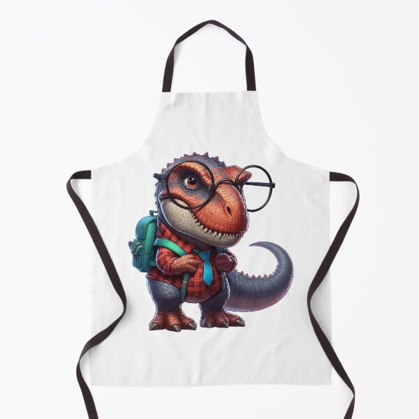 Item preview, Cute Tyarannosaurus Go To School designed and sold by TomFrontierArt.