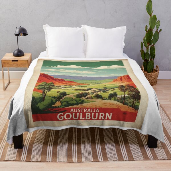 Item preview, Goulburn Australia Vintage Poster Tourism designed and sold by TravelersGems.