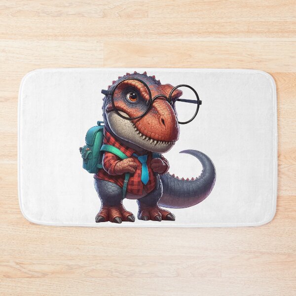 Item preview, Cute Tyarannosaurus Go To School designed and sold by TomFrontierArt.