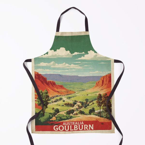 Artikelvorschau, Goulburn Australien Vintage Poster Tourismus entworfen und verkauft von TravelersGems.