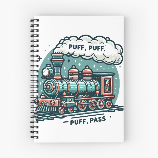 Artikelvorschau, Dampfmaschine: Puff, Puff, Pass entworfen und verkauft von Dungeon-Depot.
