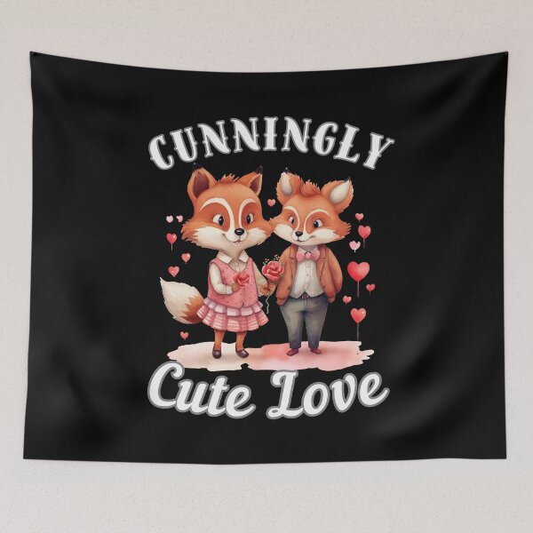 Item preview, Cunningly Cute Love designed and sold by FoxVibes.