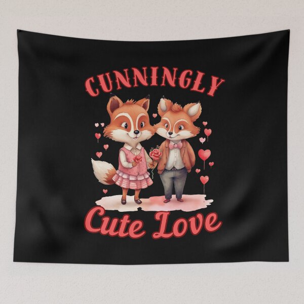 Item preview, Cunningly Cute Love. fox head designed and sold by FoxVibes.