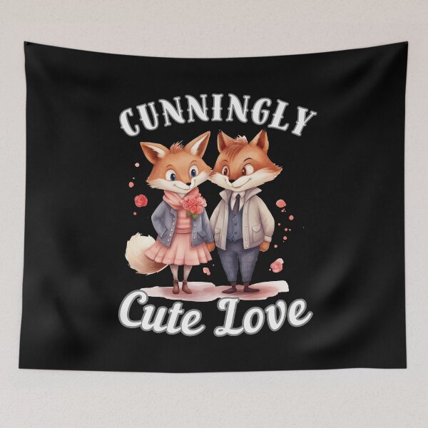 Item preview, Cunningly Cute Love. fox quote designed and sold by FoxVibes.