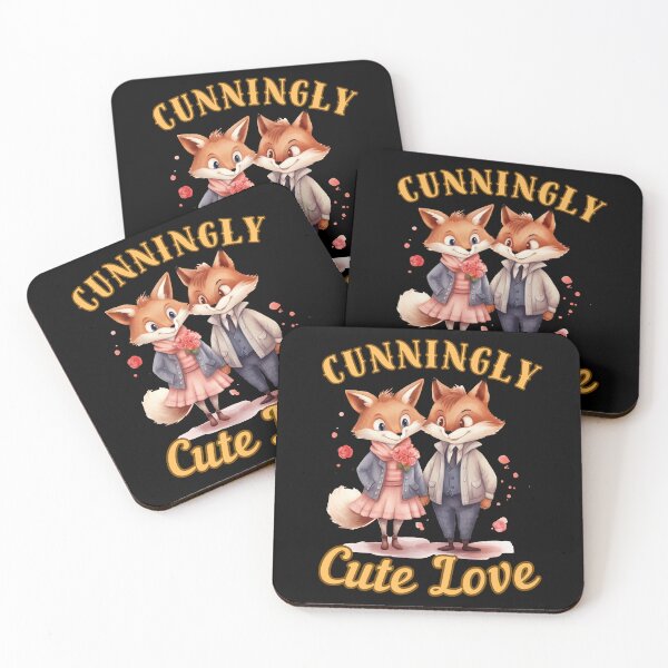 Item preview, Cunningly Cute Love. fox saying designed and sold by FoxVibes.
