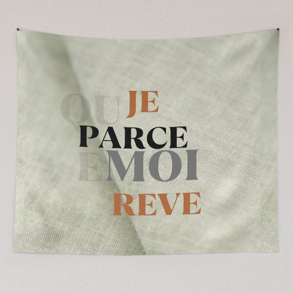 Item preview, Parce Que Moi Je Reve - i live because i am dream - #motivation designed and sold by thinkeshop7.