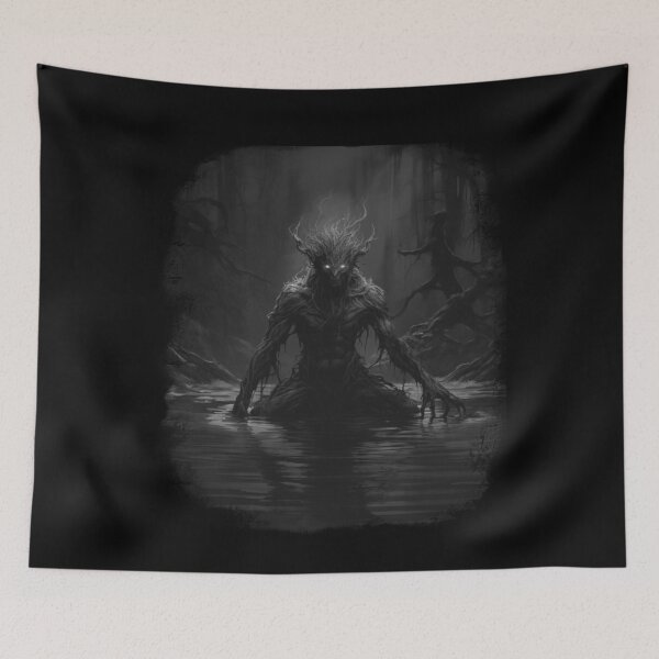 Item preview, Water Demon Gifts For a Slavic Mythology Lover designed and sold by ShadowOfNature.