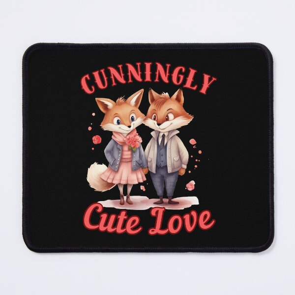 Item preview, Cunningly Cute Love. retro fox designed and sold by FoxVibes.
