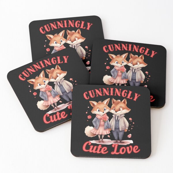 Item preview, Cunningly Cute Love. retro fox designed and sold by FoxVibes.