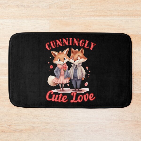 Item preview, Cunningly Cute Love. retro fox designed and sold by FoxVibes.