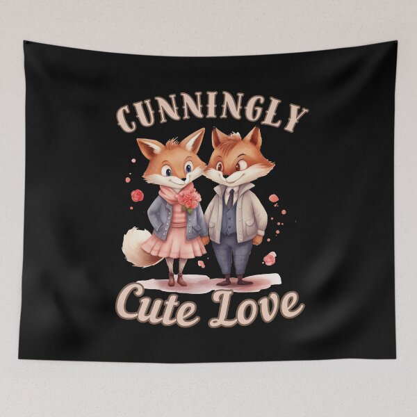 Item preview, Cunningly Cute Love. fox boho designed and sold by FoxVibes.