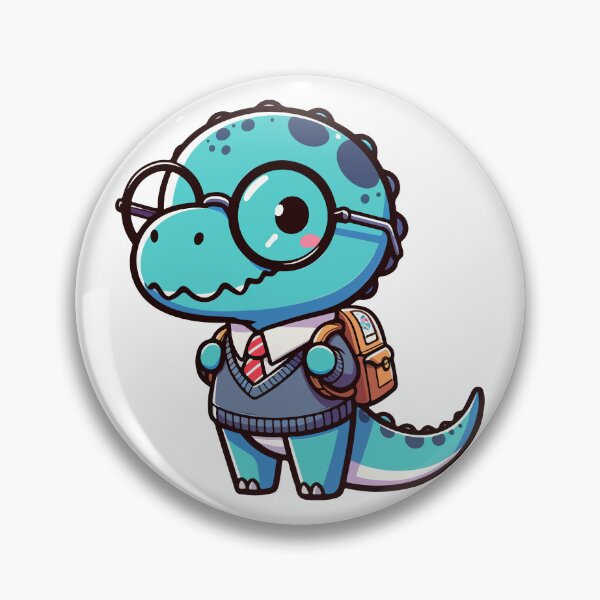 Item preview, Kawaii Tyarannosaurus Go To School designed and sold by TomFrontierArt.