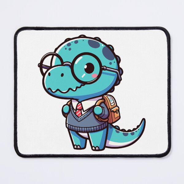 Item preview, Kawaii Tyarannosaurus Go To School designed and sold by TomFrontierArt.