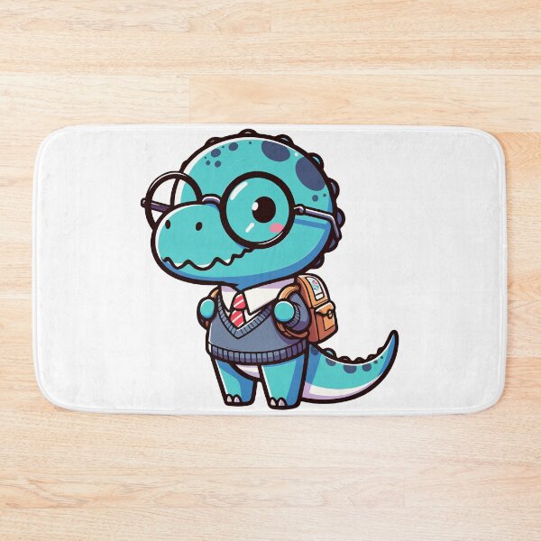 Item preview, Kawaii Tyarannosaurus Go To School designed and sold by TomFrontierArt.