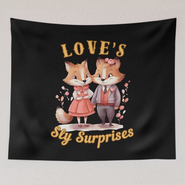 Item preview, Love's Sly Surprises. fox saying designed and sold by FoxVibes.
