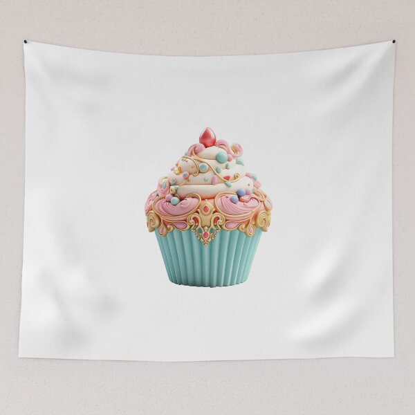 Item preview, cupcake designed and sold by 5minArtStudio.