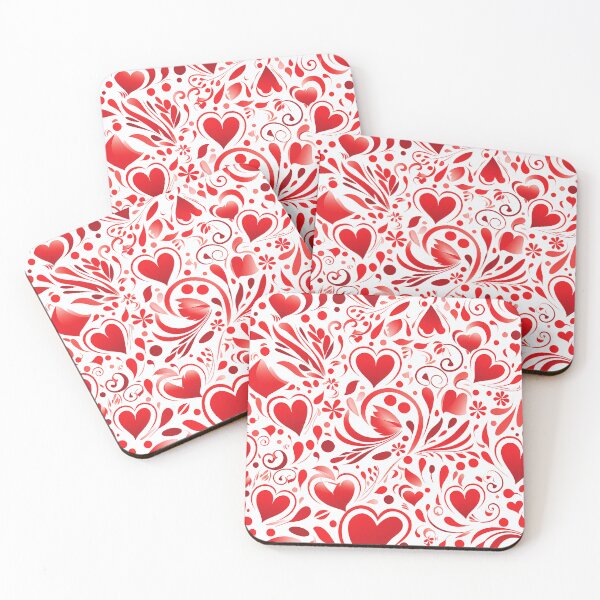 Item preview, Love Hearts Cute Valentines Pattern Romance designed and sold by NikkofTime.