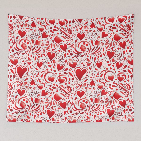 Item preview, Love Hearts Cute Valentines Pattern Romance designed and sold by NikkofTime.